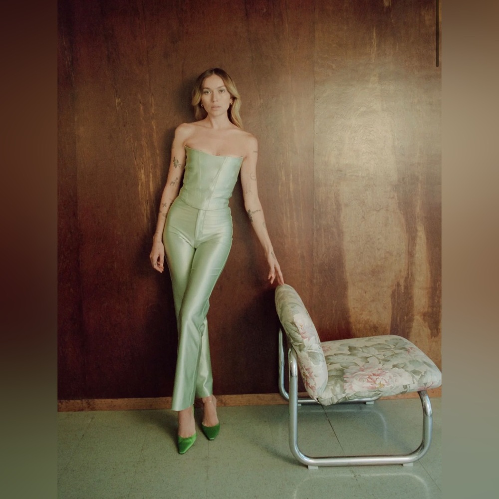 Rezek Studio Set in Mint | Star Corset and Mint Hustle Pant in Small